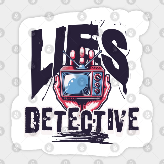 LIES DETECTIVE Sticker by Imaginate